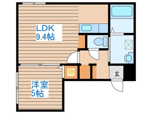 ブロッサムⅡの物件間取画像